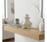 Garden Greatness Sitting Smiling Frog Ornament Ceramic