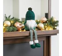 Garden Greatness Sitting Woolly Hat Green Christmas Gonk | Size: 1 Pack Garden Greatness Green 1 Pack