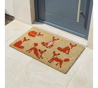 Garden Greatness Six Vixens Decorative Natural Coir Doormat | Size: 45 cm x 75 cm Garden Greatness Natural 45 cm x 75 cm