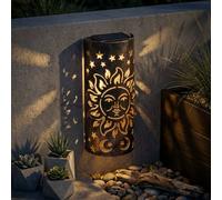 Garden Greatness Solar Celestial Panel Wall Light in Copper | Size: 1 Pack Garden Greatness Copper 1 Pack