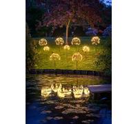Garden Greatness Solar Dandelion Stake Garden Light in Brown | Size: 1 Pack Garden Greatness Brown 1 Pack