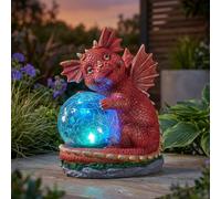 Garden Greatness Solar Dragon Garden Ornament Light Garden Greatness Multicolor