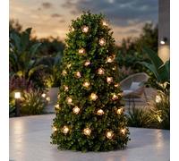 Garden Greatness Solar Flower Garden String Lights in White | Size: 1 Pack Garden Greatness White 1 Pack