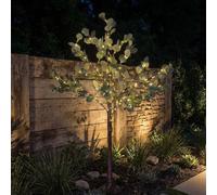 Garden Greatness Solar Light Up Eucalyptus Tree in Green | Size: 1 Pack Garden Greatness Green 1 Pack
