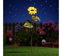 Garden Greatness Solar Sunflower Stake Light Garden in Yellow | Size: 1 Pack Garden Greatness Yellow 1 Pack