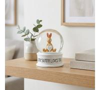 Garden Greatness Some Bunny Loves You Snowglobe in White | Size: 1 Pack Garden Greatness White 1 Pack