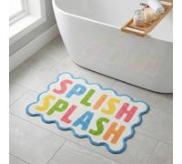 Garden Greatness Splish Splash Printed Nylon Bath Mat | Size: 45 cm x 75 cm Garden Greatness Multicolor 45 cm x 75 cm
