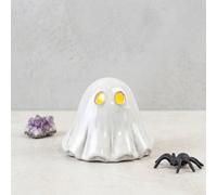 TRIXES Black & Gold Haunted Halloween Mirror with Motion & Sound Sensors