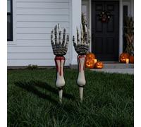 Garden Greatness Spooky Skeleton Hand Stakes - Quality Home Product