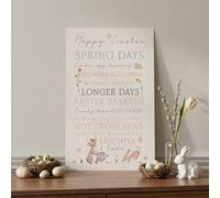 Garden Greatness Spring Days Happy Easter Plaque | Size: 1 Pack Garden Greatness Multicolor 1 Pack