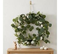 Garden Greatness Spring Eucalyptus Speckled Egg Wreath