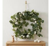 Garden Greatness Spring Eucalyptus Speckled Egg Wreath | Size: 1 Pack Garden Greatness Multicolor 1 Pack