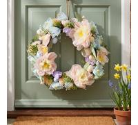 Garden Greatness Spring Flowers With Eggs Wreath | Size: 1 Pack Garden Greatness Multicolor 1 Pack