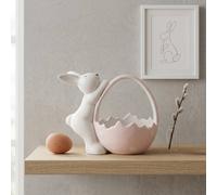 Garden Greatness Springtime Bunny Pink Basket Ornament | Size: 1 Pack Garden Greatness Multicolor 1 Pack