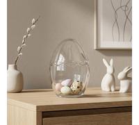 Garden Greatness Springtime Easter Egg Glass Jar in Clear | Size: 1 Pack Garden Greatness Clear 1 Pack