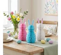 Garden Greatness Springtime Easter Paper Rabbit Decoration | Size: 1 Pack Garden Greatness Multicolor 1 Pack