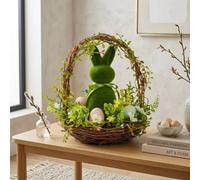 Garden Greatness Springtime Green Bunny Easter Basket