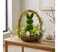 Garden Greatness Springtime Green Bunny Easter Basket | Size: 1 Pack Garden Greatness Green 1 Pack