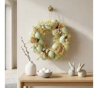 Garden Greatness Springtime Pastel Green Egg Wreath | Size: 1 Pack Garden Greatness Multicolor 1 Pack
