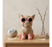 Garden Greatness Springtime Pig Wellies Ornament | Size: 1 Pack Garden Greatness Multicolor 1 Pack