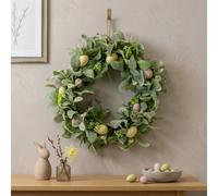Garden Greatness Springtime Rustic Leaf Egg Wreath