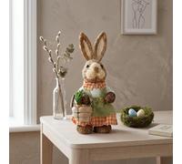 Garden Greatness Springtime Straw Mrs Rabbit Decoration