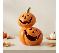 Garden Greatness Stacked Led Halloween Pumpkin Heads
