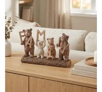 Garden Greatness Standing Bear Family Ornament - Bowl Decorative Accessories