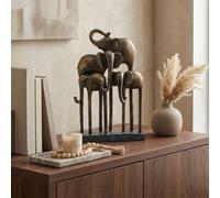 Garden Greatness Standing Elephant Sanctuary Ornament in Bronze | Size: 1 Pack Garden Greatness Bronze 1 Pack