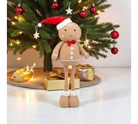 Garden Greatness Standing Festive Gingerbread Man in Brown | Size: 1 Pack Garden Greatness Brown 1 Pack