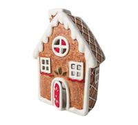 Garden Greatness Standing Gingerbread House Candle Holder in Brown | Size: 1 Pack Garden Greatness Brown 1 Pack