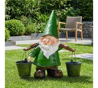 Garden Greatness Standing Pail Wilf Garden Ornament | Size: 1 Pack Garden Greatness Multicolor 1 Pack