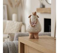 Garden Greatness Standing Sheep With Flower Ornament