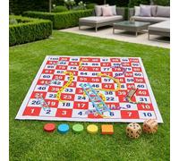 Garden Greatness Summer Fun Giant Snakes & Ladders Game Garden Greatness Multicolor