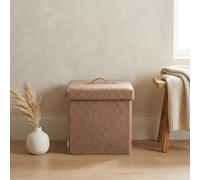Garden Greatness Taupe Folding Teddy Storage Stool Garden Greatness Multicolor