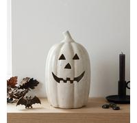 Garden Greatness Terracotta Tall Pumpkin Ornament in White | Size: 1 Pack Garden Greatness White 1 Pack