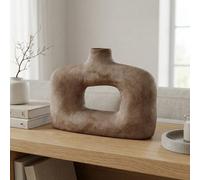 Garden Greatness Textured Wide Sculptured Vase Resin