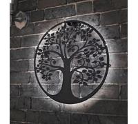 Garden Greatness - Tree of Life Solar Wall Art Light, Garden Light, Tree of Life, Garden Solar