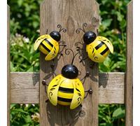 Garden Greatness Trio Decorative Metal Garden Bees