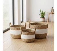 Olympia Rectangular Wicker Basket with Removable Liner, Brown, Material: Wicker, Size: 95(H)x 315(W)x 230(L)mm, Bread & Pastries Display Basket, Commercial Buffet & Home Use, U746