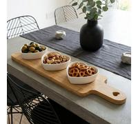 Garden Greatness Trio Wooden Heart Tapas Serving Tray