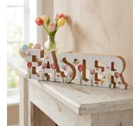 Garden Greatness Tulip Print Wooden Easter Sign