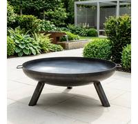 Garden Greatness Ultimo Caldera Contemporary Steel Firebowl in Black | Size: 1 Pack Garden Greatness Black 1 Pack