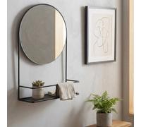 Garden Greatness Urban Arch Mirror Shelf Unit in White Garden Greatness White