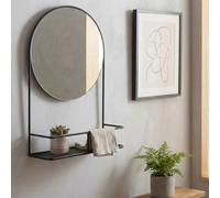Garden Greatness Urban Black Arch Mirror Shelf Unit