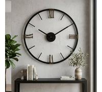 Garden Greatness Urban Kent Roman Wall Clock in Black | Size: 1 Pack Garden Greatness Black 1 Pack