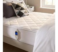 Garden Greatness Veloria Single Heated Bed Mattress Protector in White | Size: 127 cm x 200 cm Garden Greatness White 127 cm x 200 cm