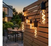 Garden Greatness Vintage Filament Solar String Lights Garden Greatness Multicolor