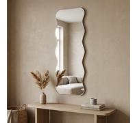 Garden Greatness Wavy Aureate Chrome Wall Mirror