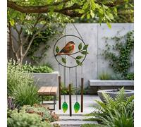 Garden Greatness Welcome Robin Garden Windchime | Size: 1 Pack Garden Greatness Multicolor 1 Pack
